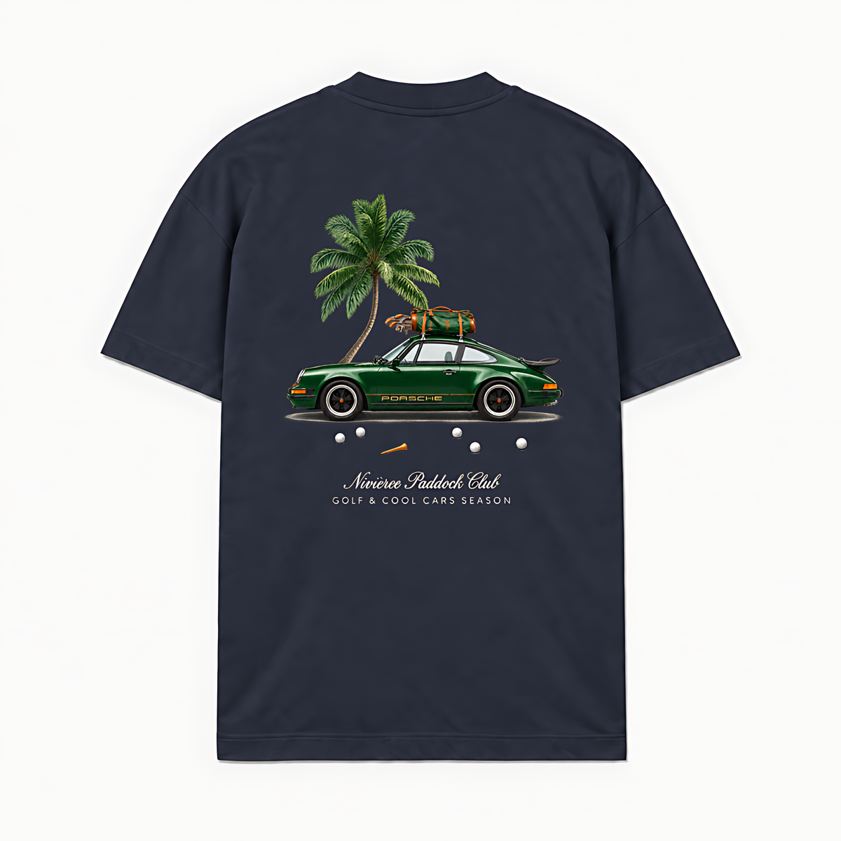 GOLF AND COOL CAR - Azul-marinho - costas