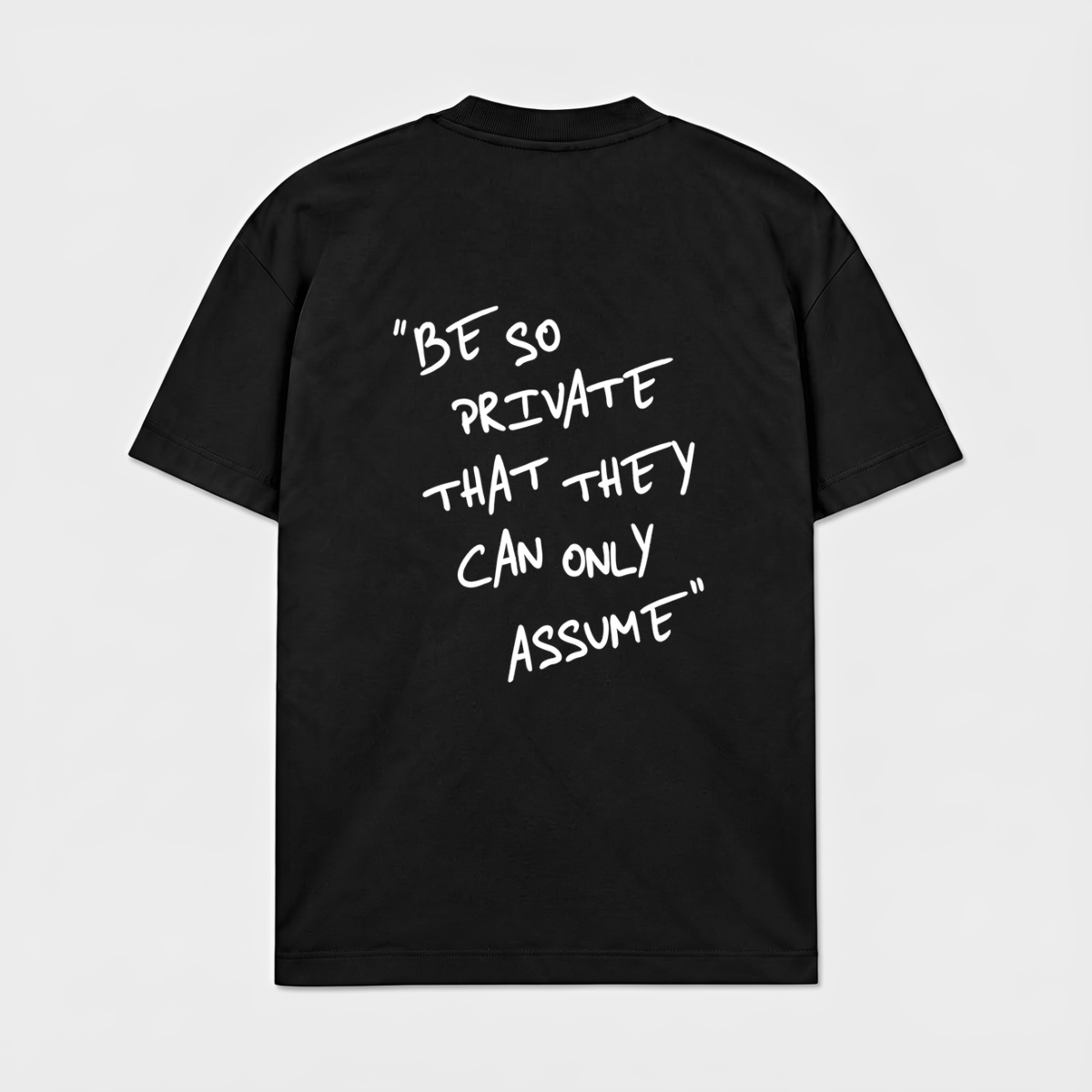 BE SO PRIVATE - Preto - frente