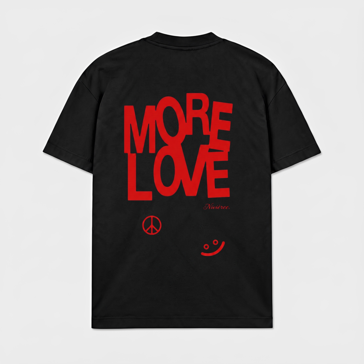 MORE LOVE - Preto - costas