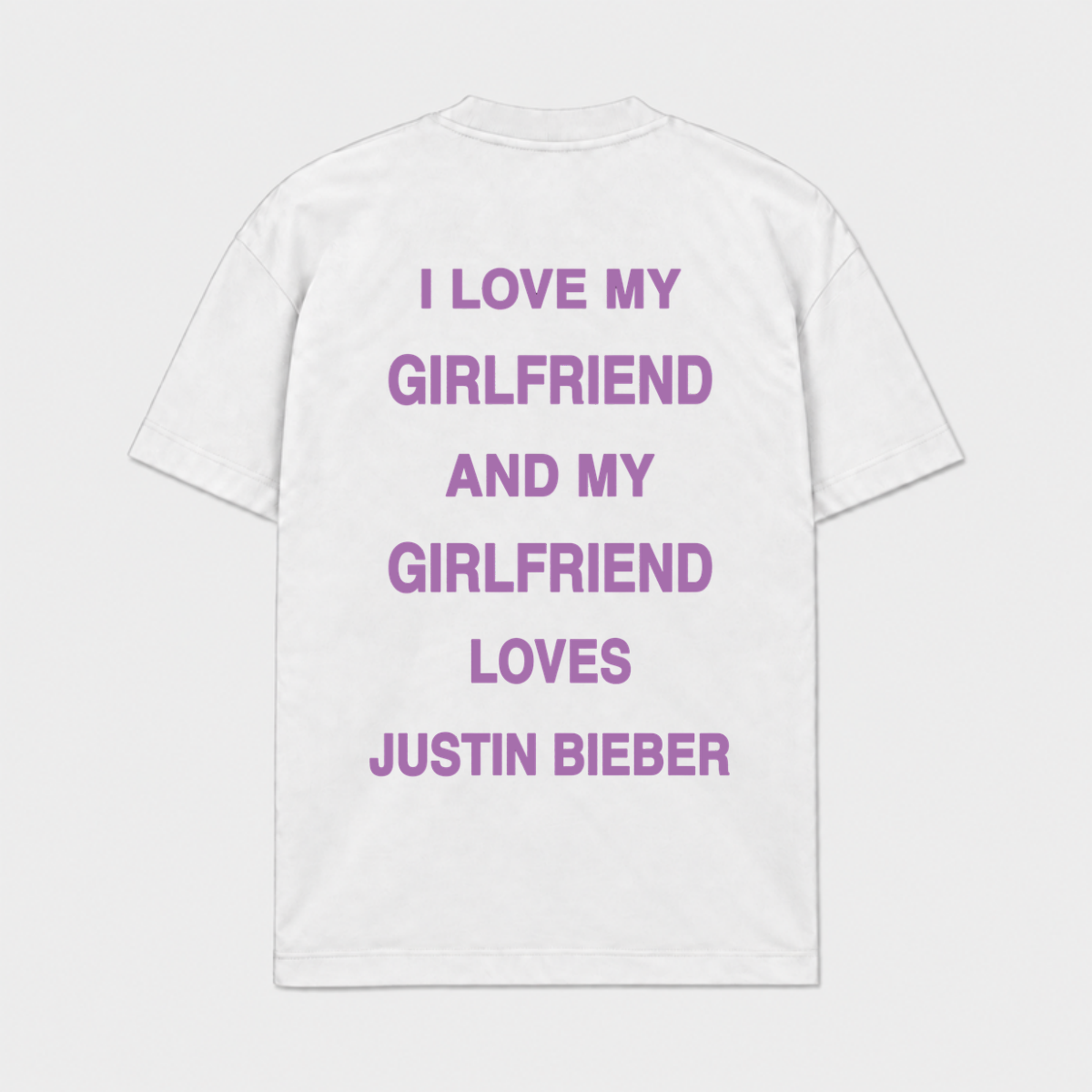 JUSTIN BIEBER - Branco - costas