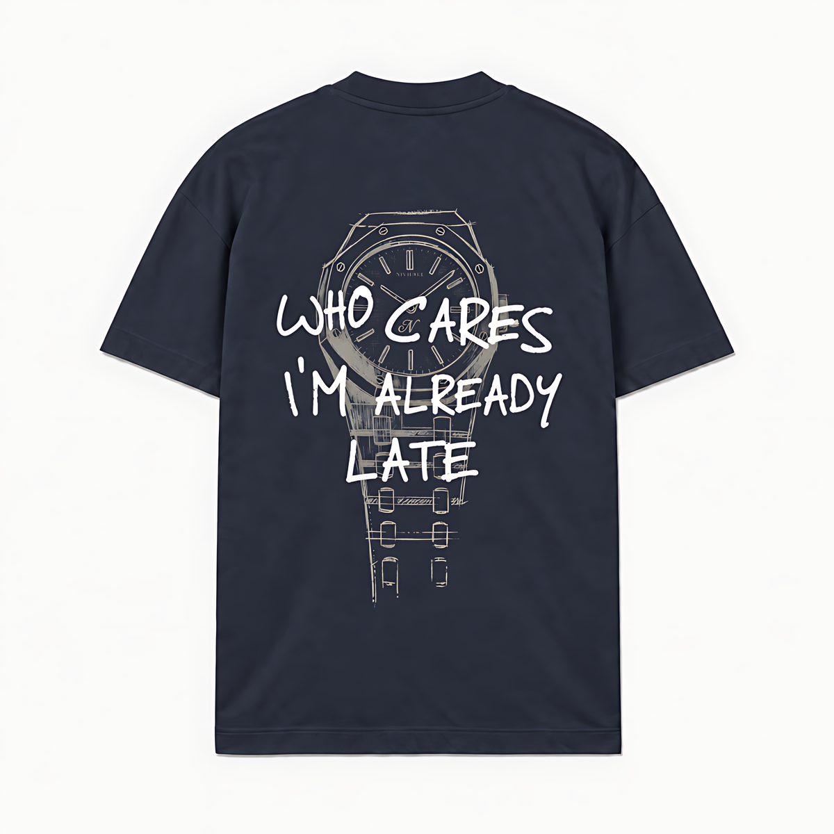 WHO CARES - Azul-marinho - costas