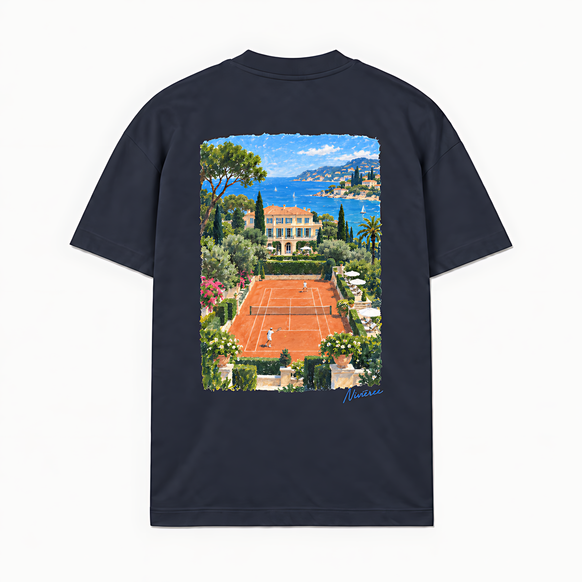COURT D' AZUR - Azul-marinho - costas