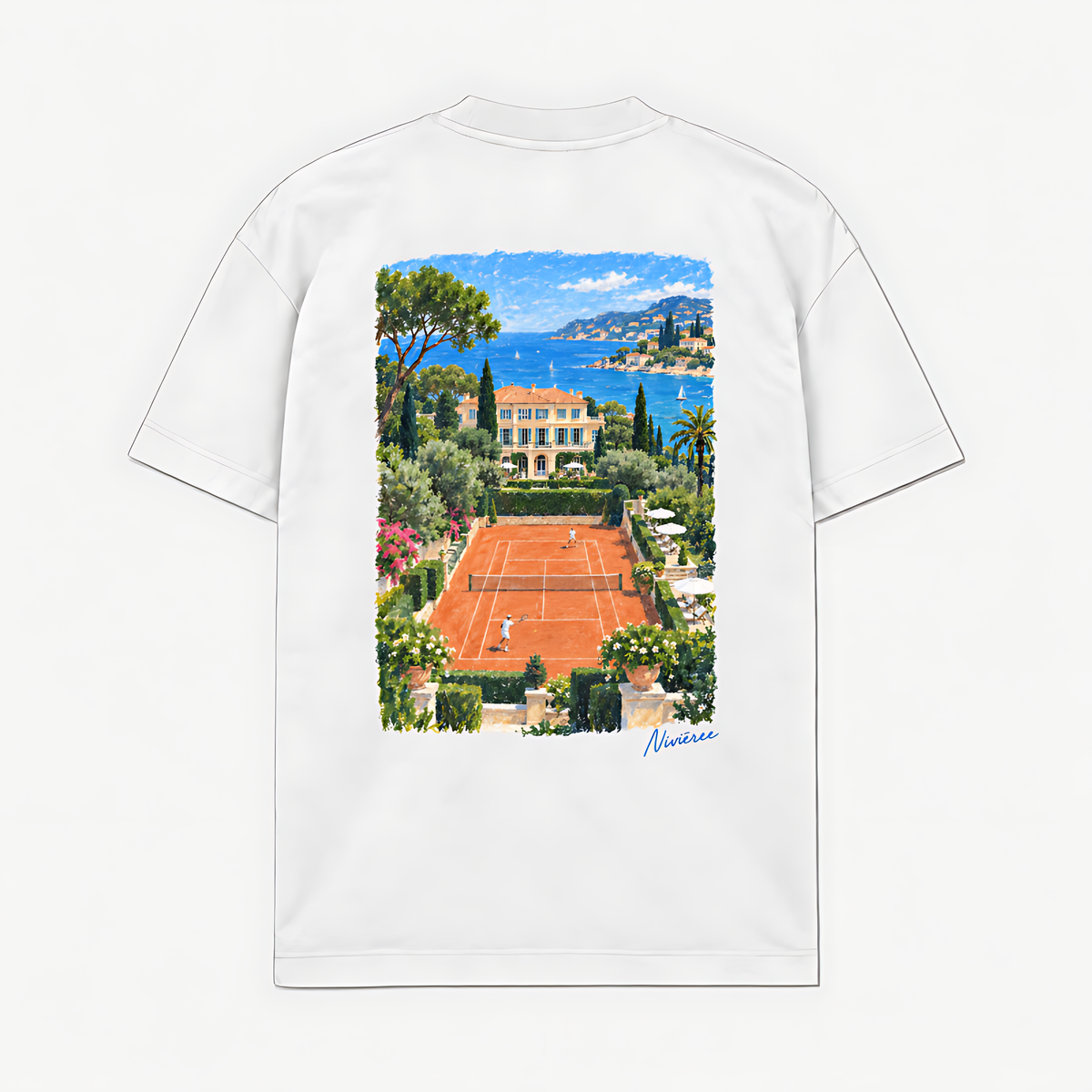 COURT D' AZUR - Branco - costas
