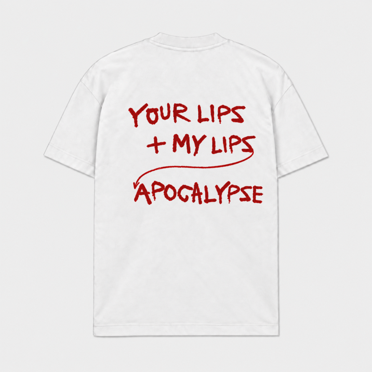 YOUR LIPS MY LIPS - Branco - costas