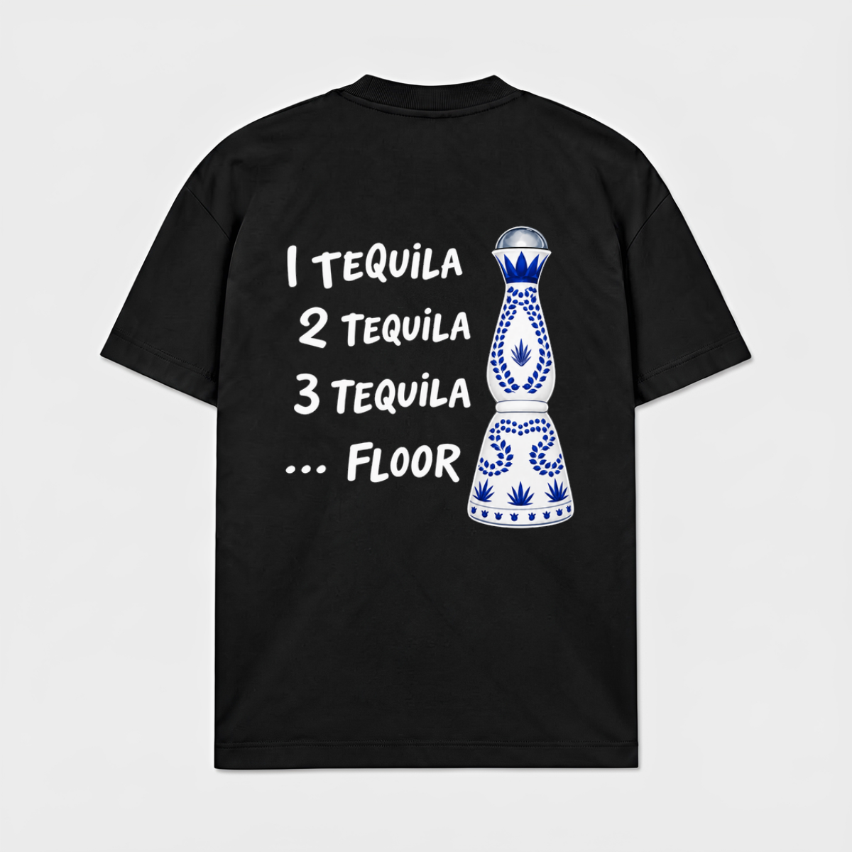 TEQUILA FLOOR - Preto - costas