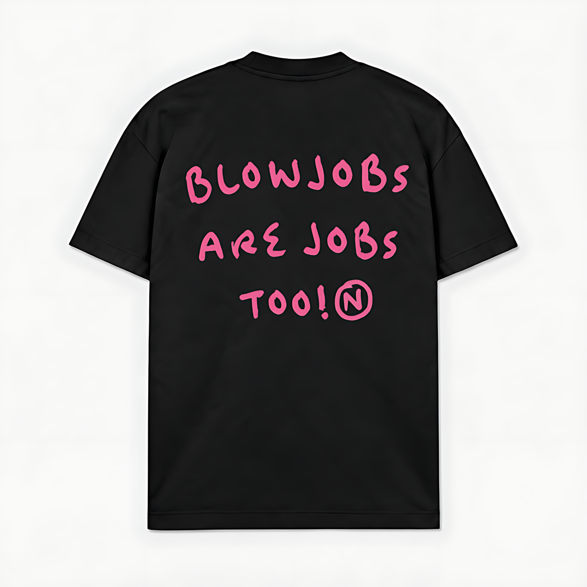 BLOWJOBS ARE JOBS TOO - Preto - costas