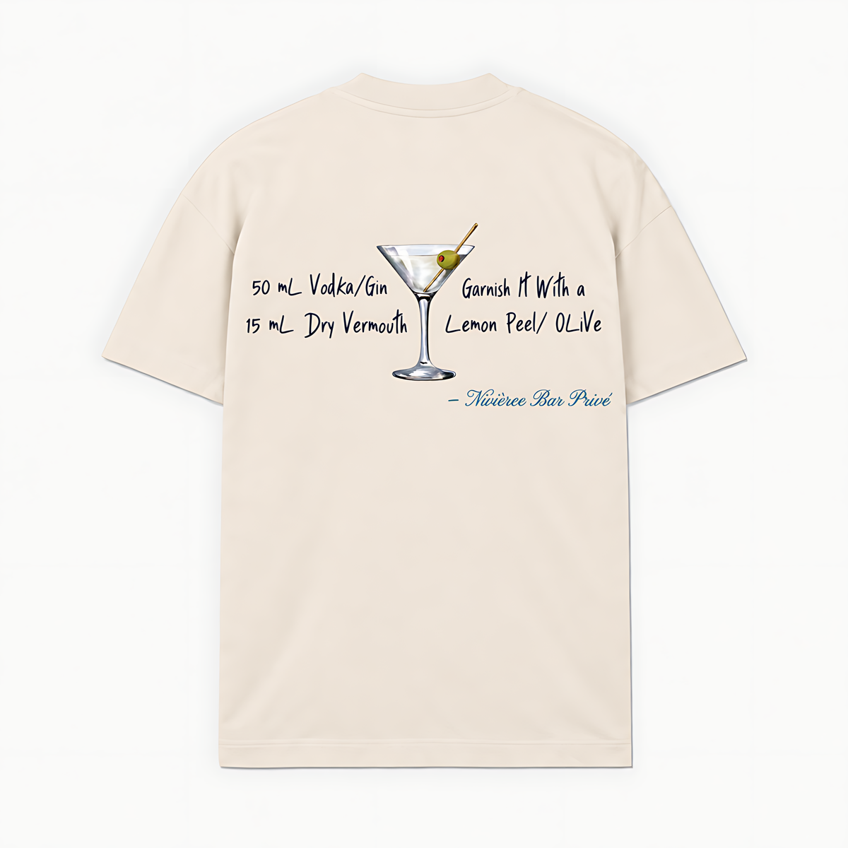 RECEITA GIN - Off-white - costas