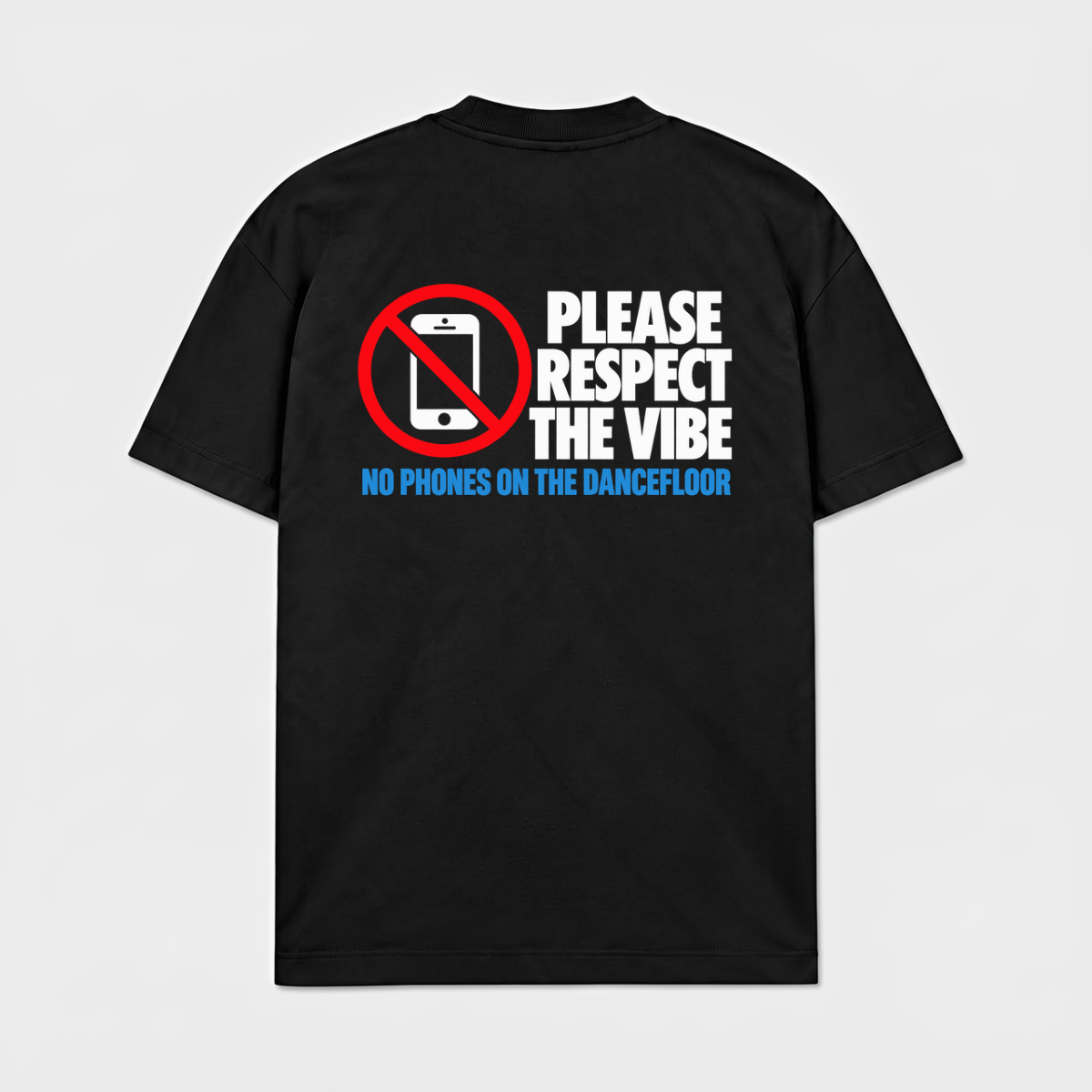 RESPECT THE VIBE - Preto - costas