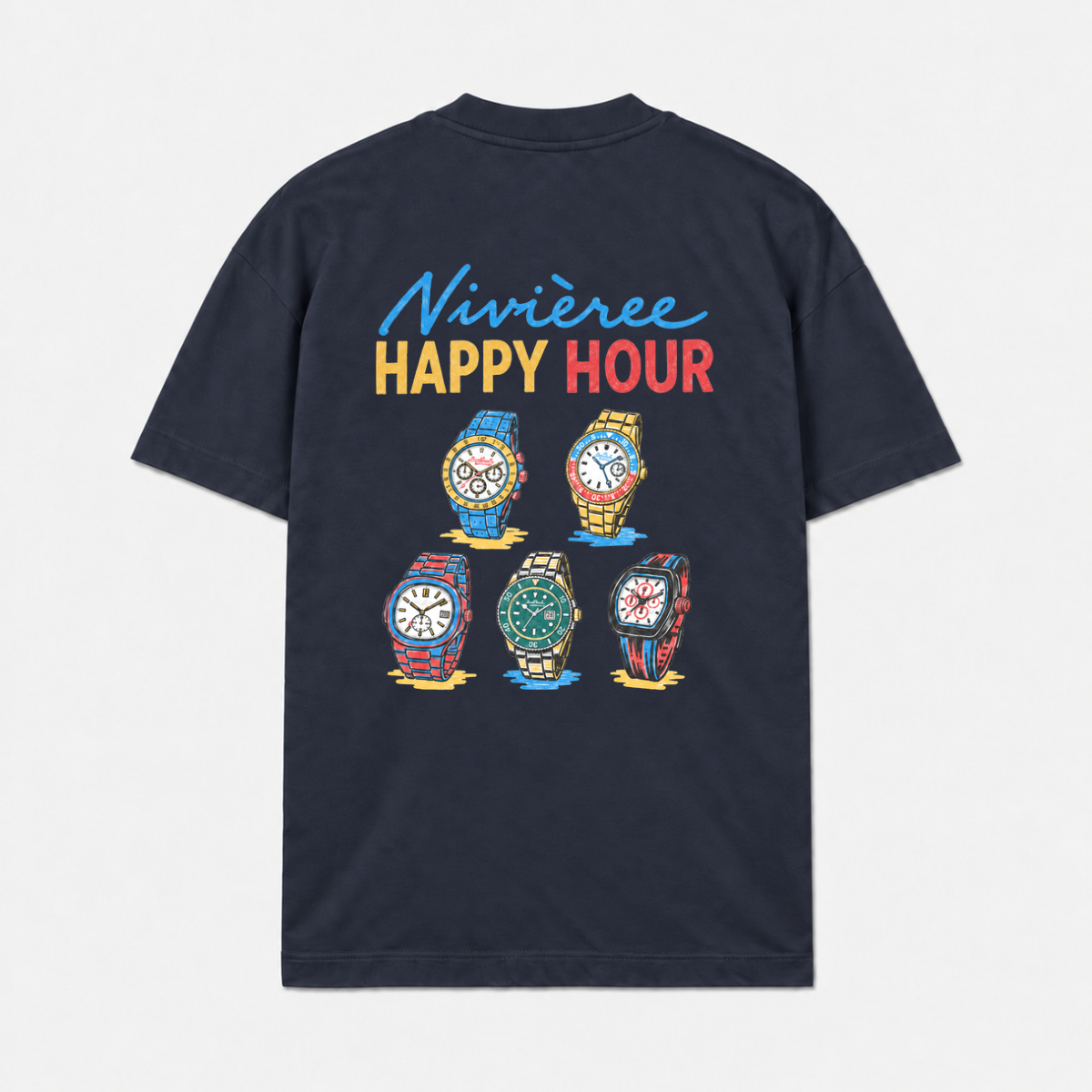 HAPPY HOUR - Azul-marinho - costas