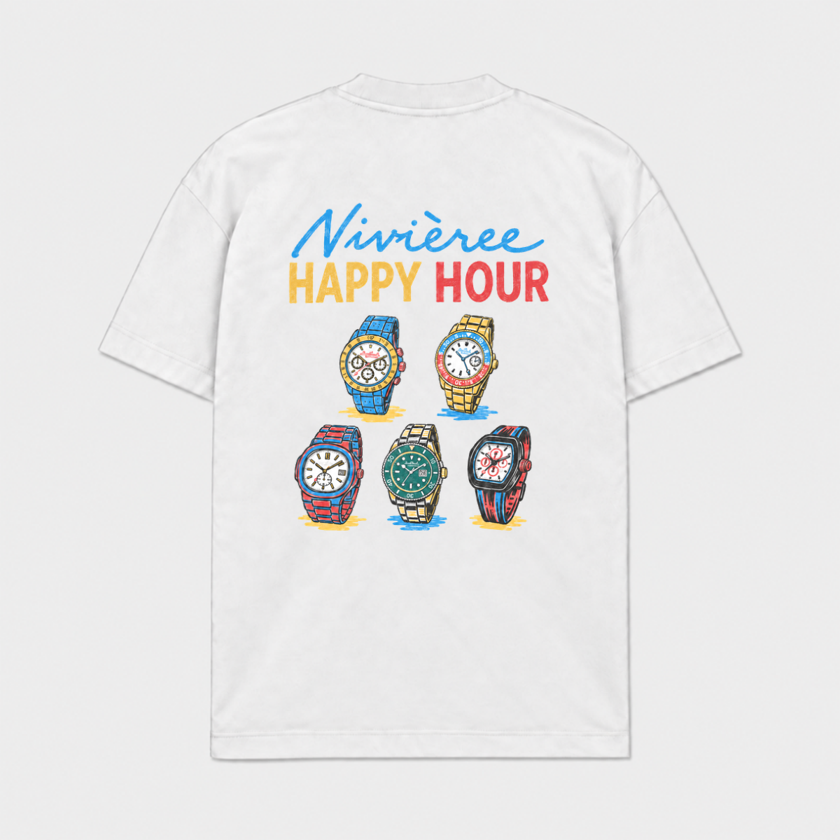 HAPPY HOUR - Branco - costas