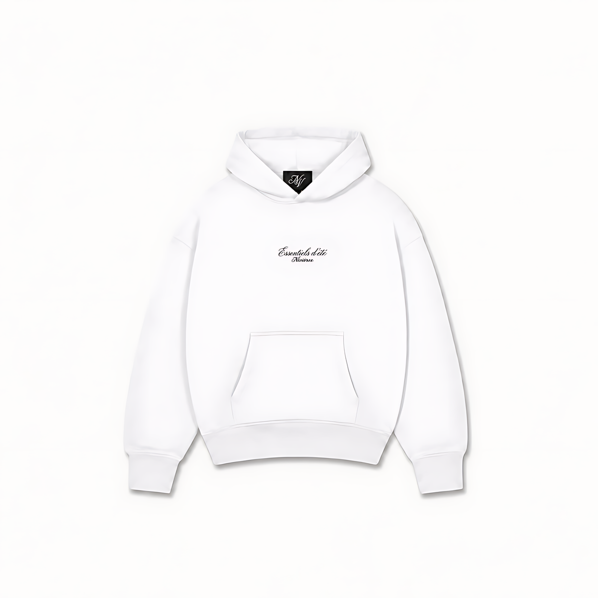 ESSENTIELS D’ÉTÉ HOODIE - Branco - frente