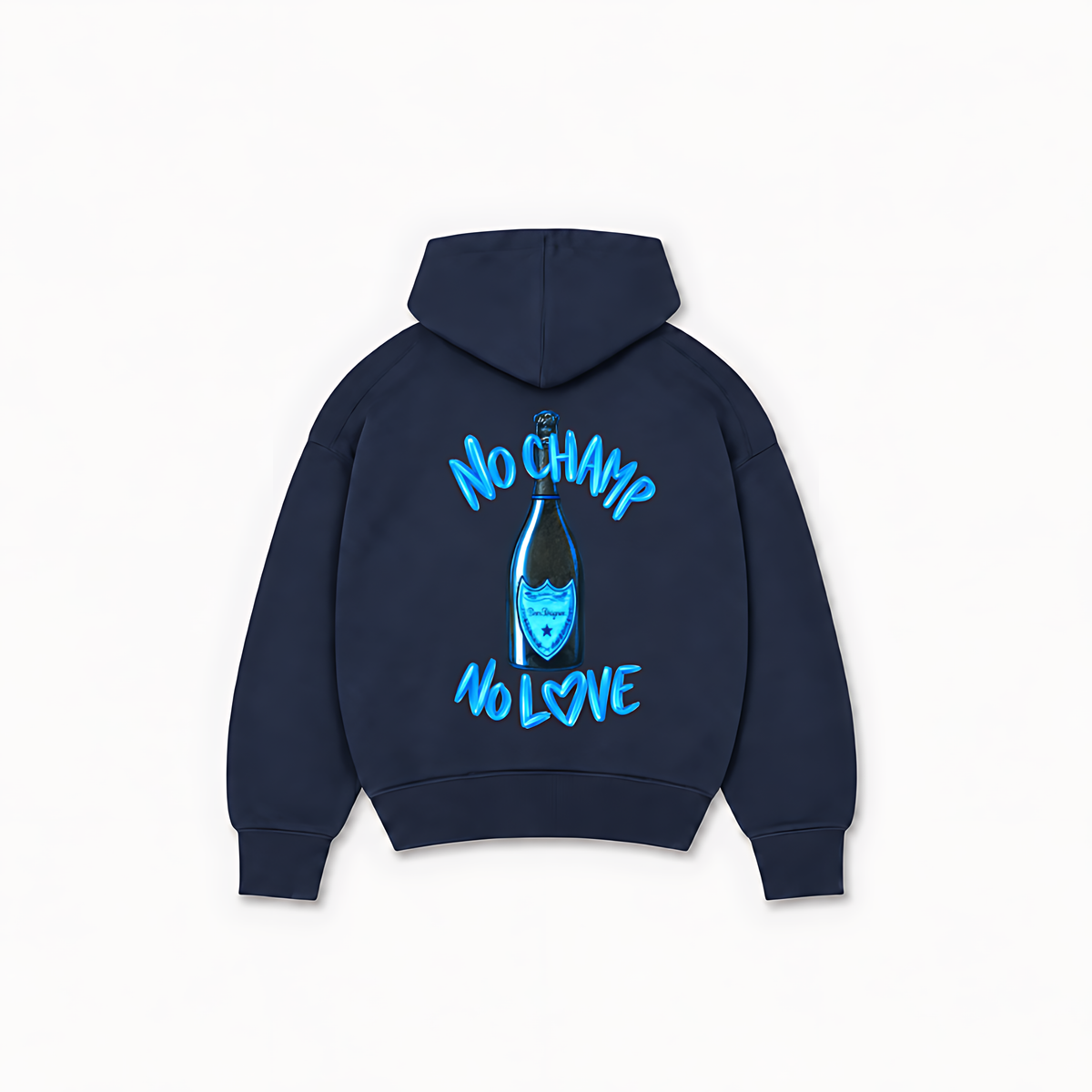NO CHAMP HOODIE - Azul-marinho - costas