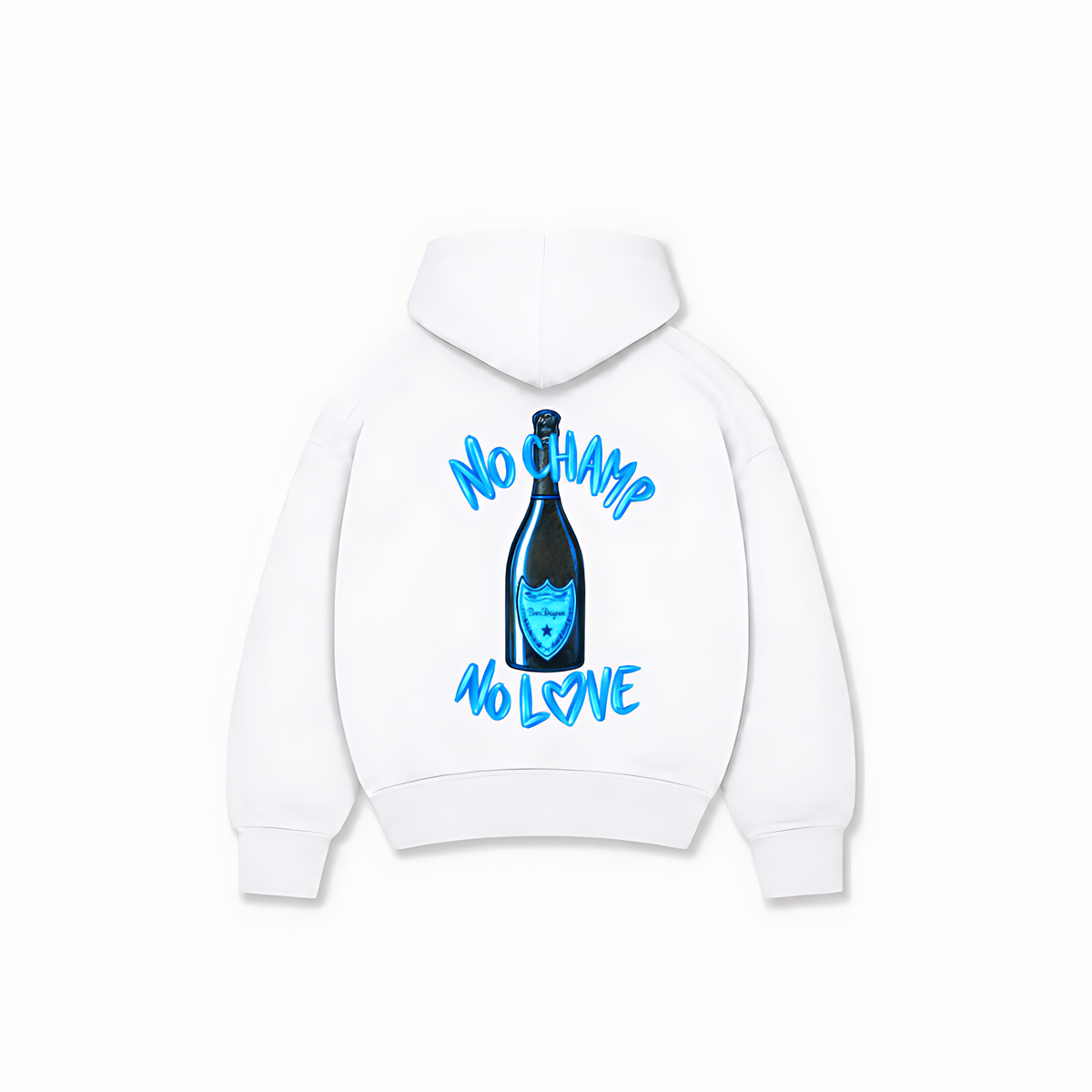 NO CHAMP HOODIE - Branco - costas