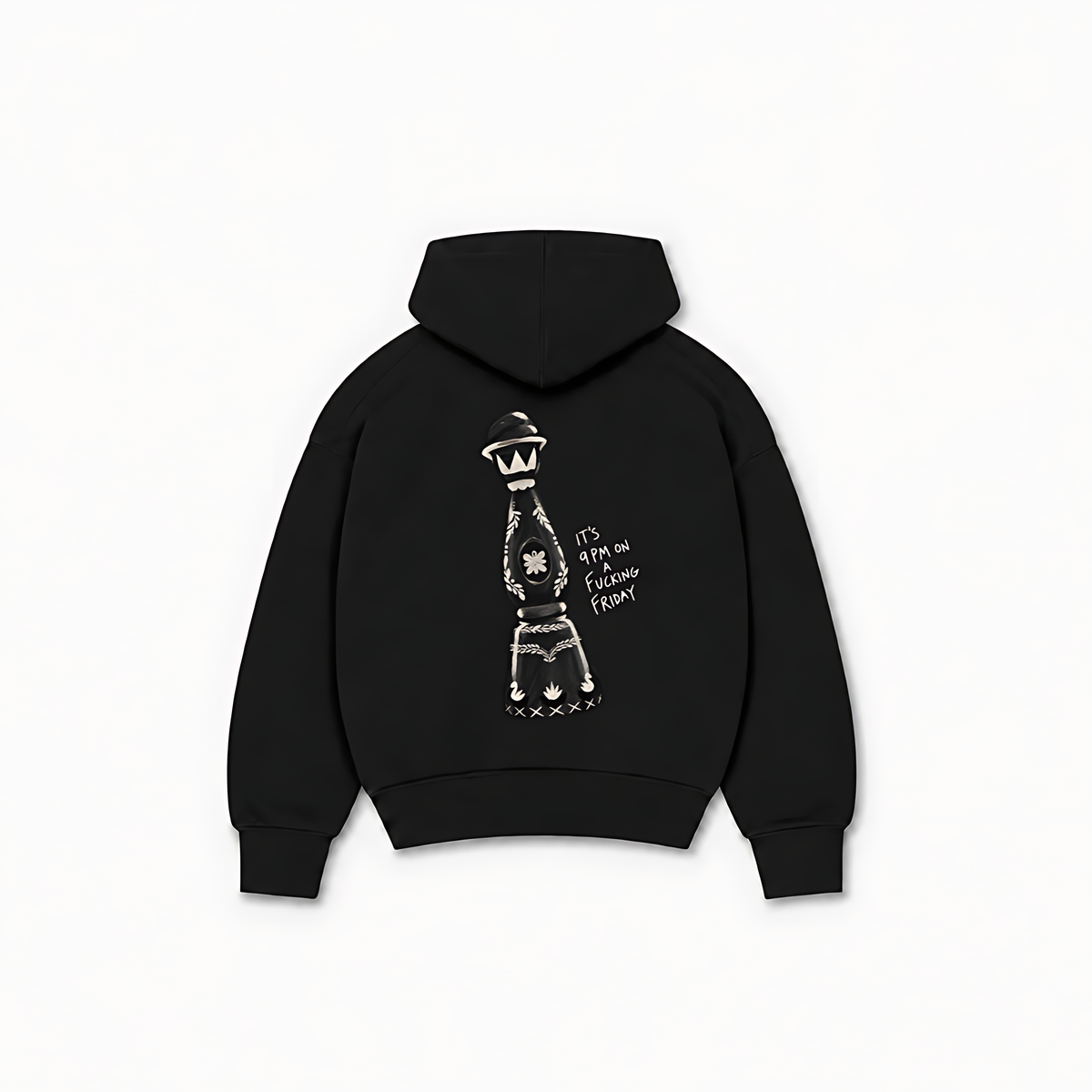 ITS 9PM ULTRA HOODIE - Preto - costas