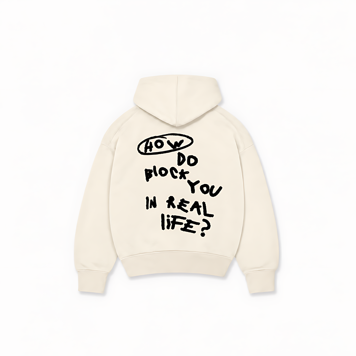 HOW DO BLOCK YOU HOODIE - Off-white - costas