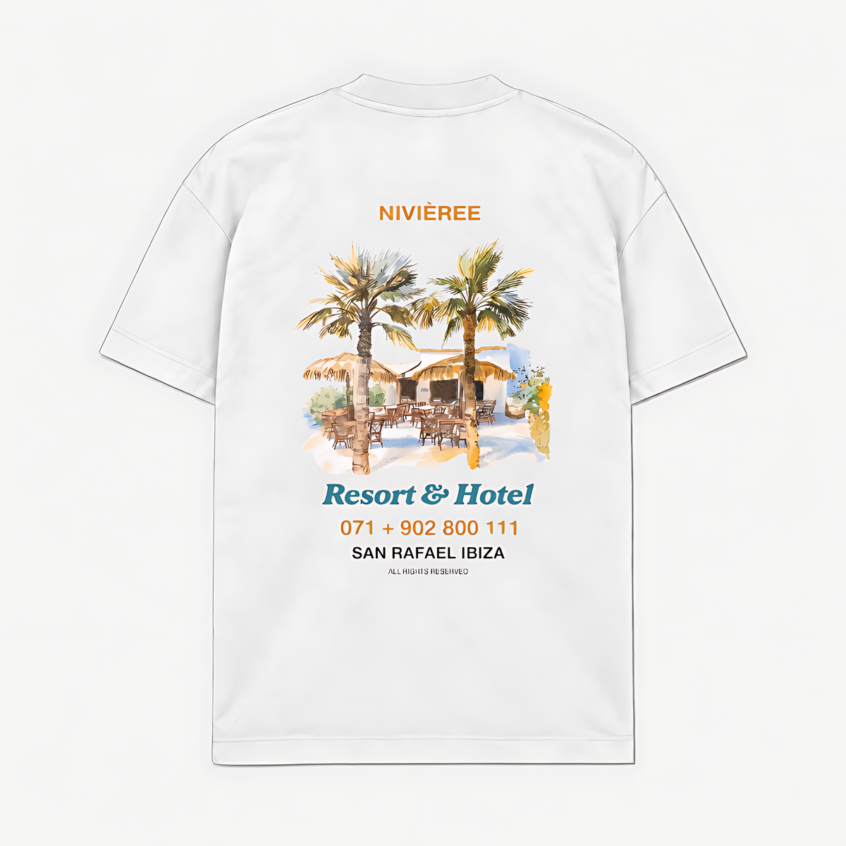 RESORT & HOTEL — Branco — costas