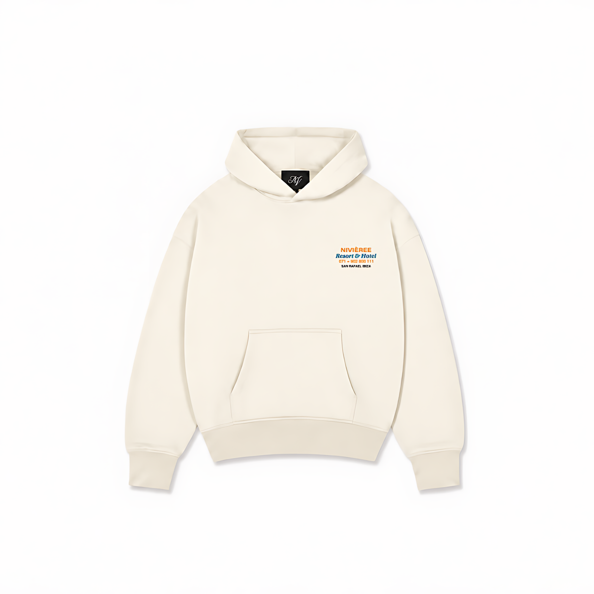 RESORT & HOTEL HOODIE — Off-white — frente