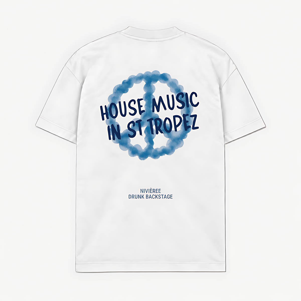 HOUSE MUSIC IN ST TROPEZ — Branco — costas