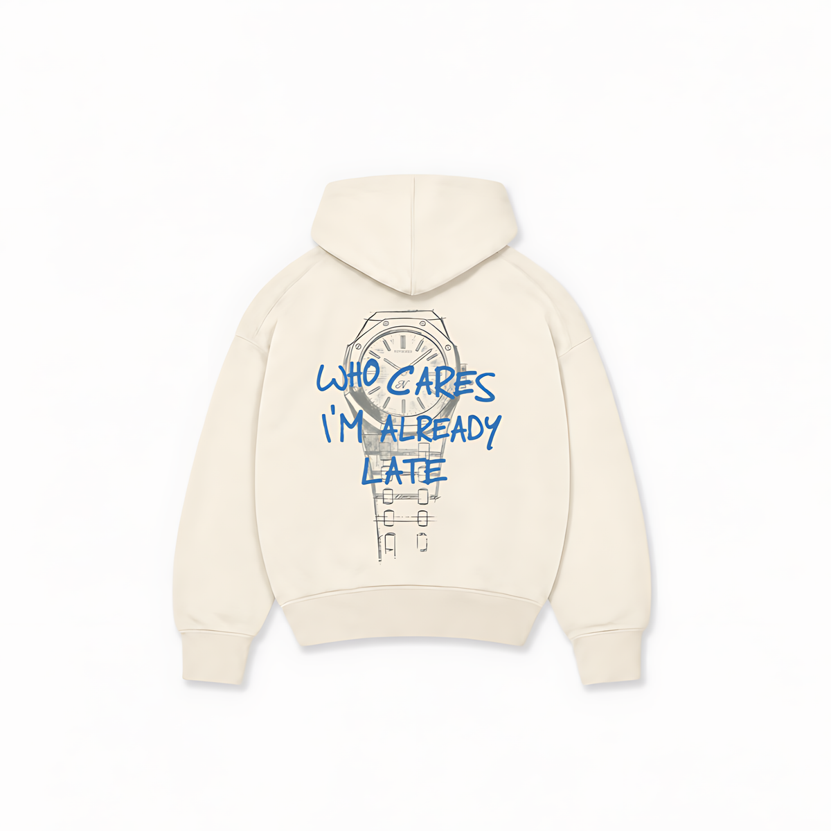 WHO CARES HOODIE — Off-white — costas