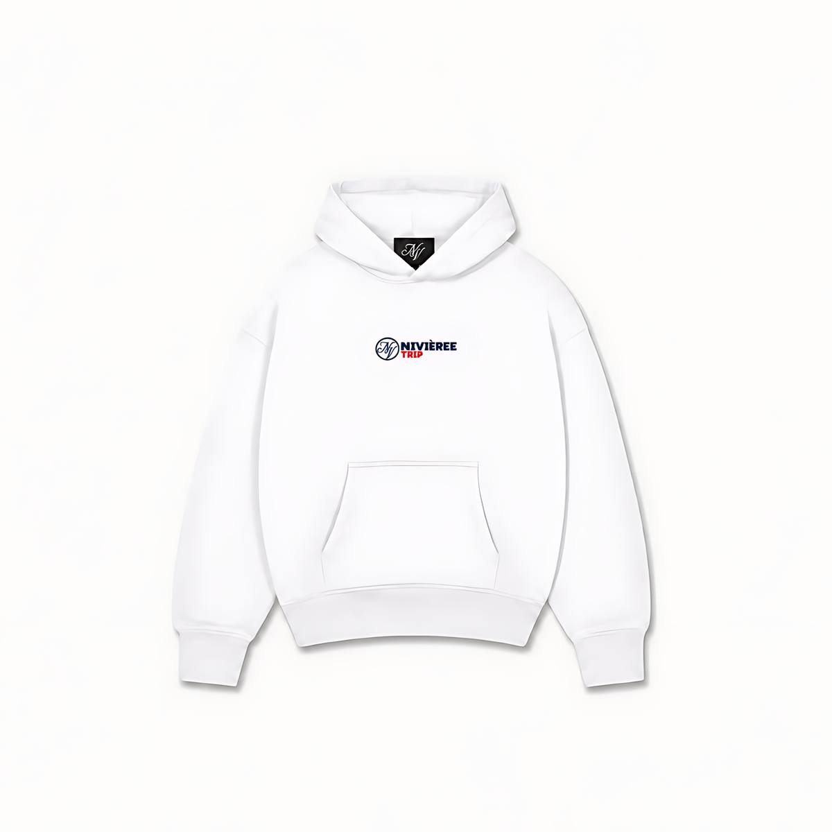 NIVIEREE TRIP HOODIE — Branco — frente