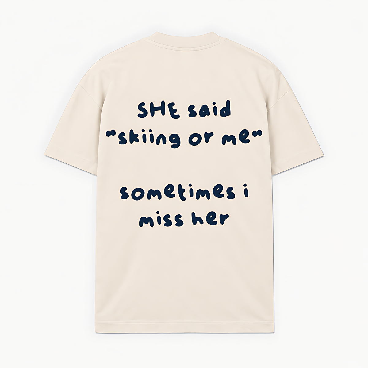SKIING OR ME — Off White — costas