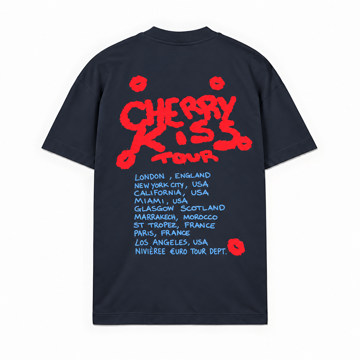 CHERRY KISS TOUR — Azul Marinho — costas