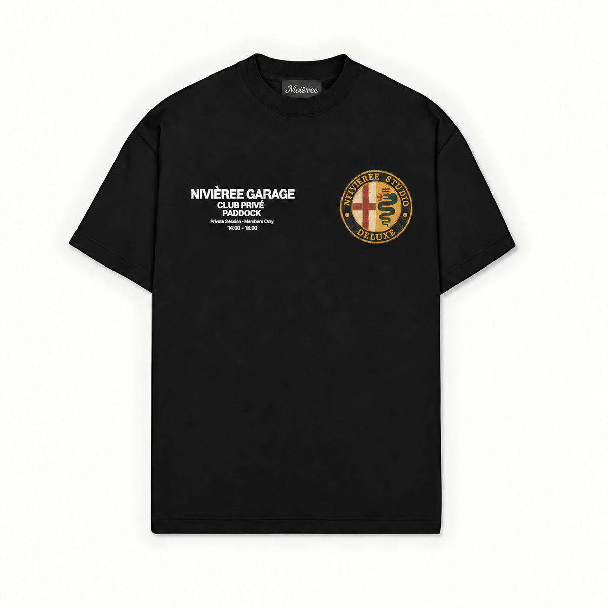 GARAGE DELUXE — Preto — frente