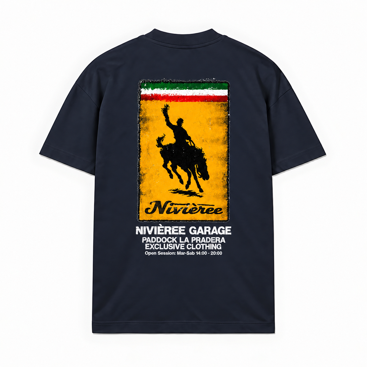 LA PRADERA GARAGE — Azul Marinho — costas