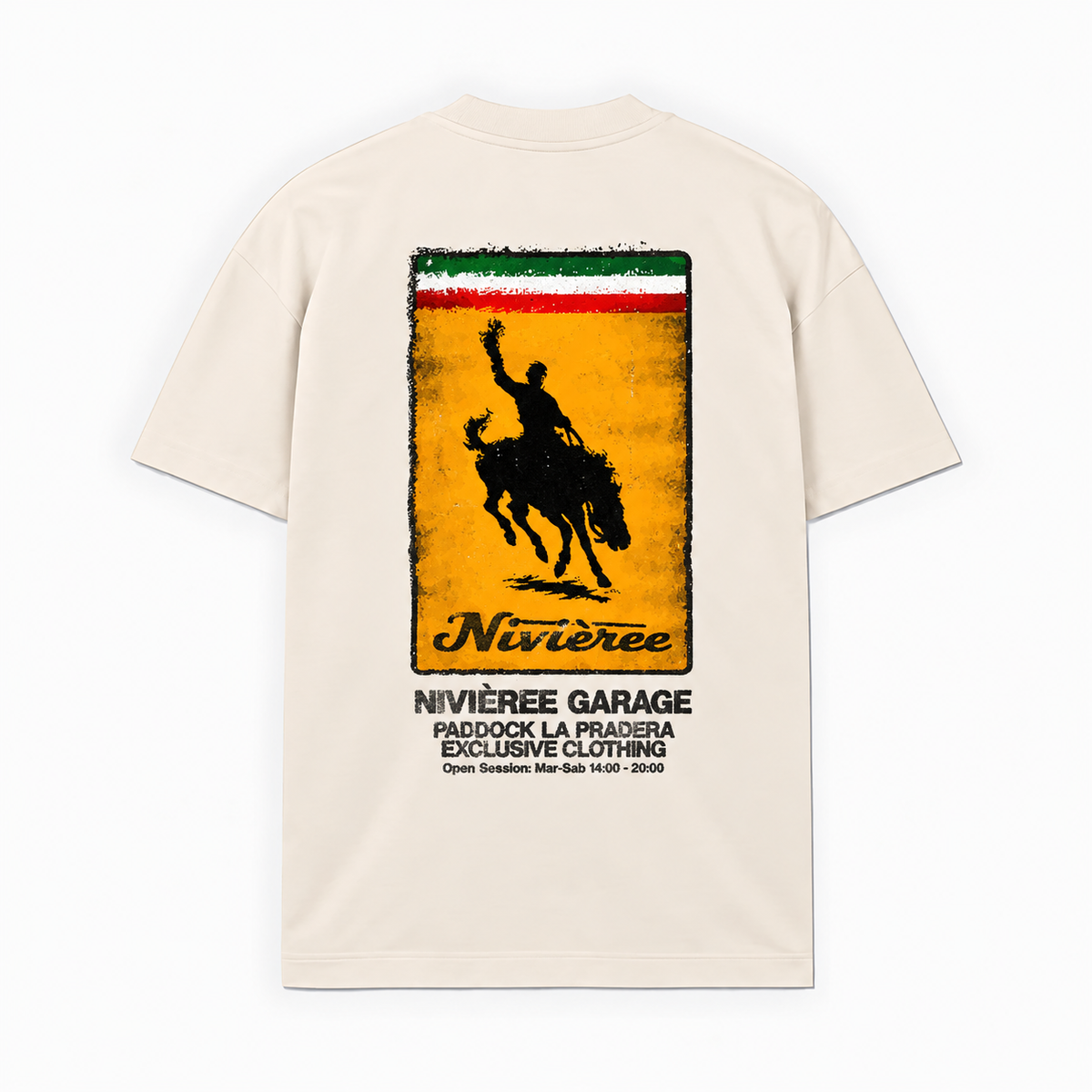 LA PRADERA GARAGE — Off White — costas