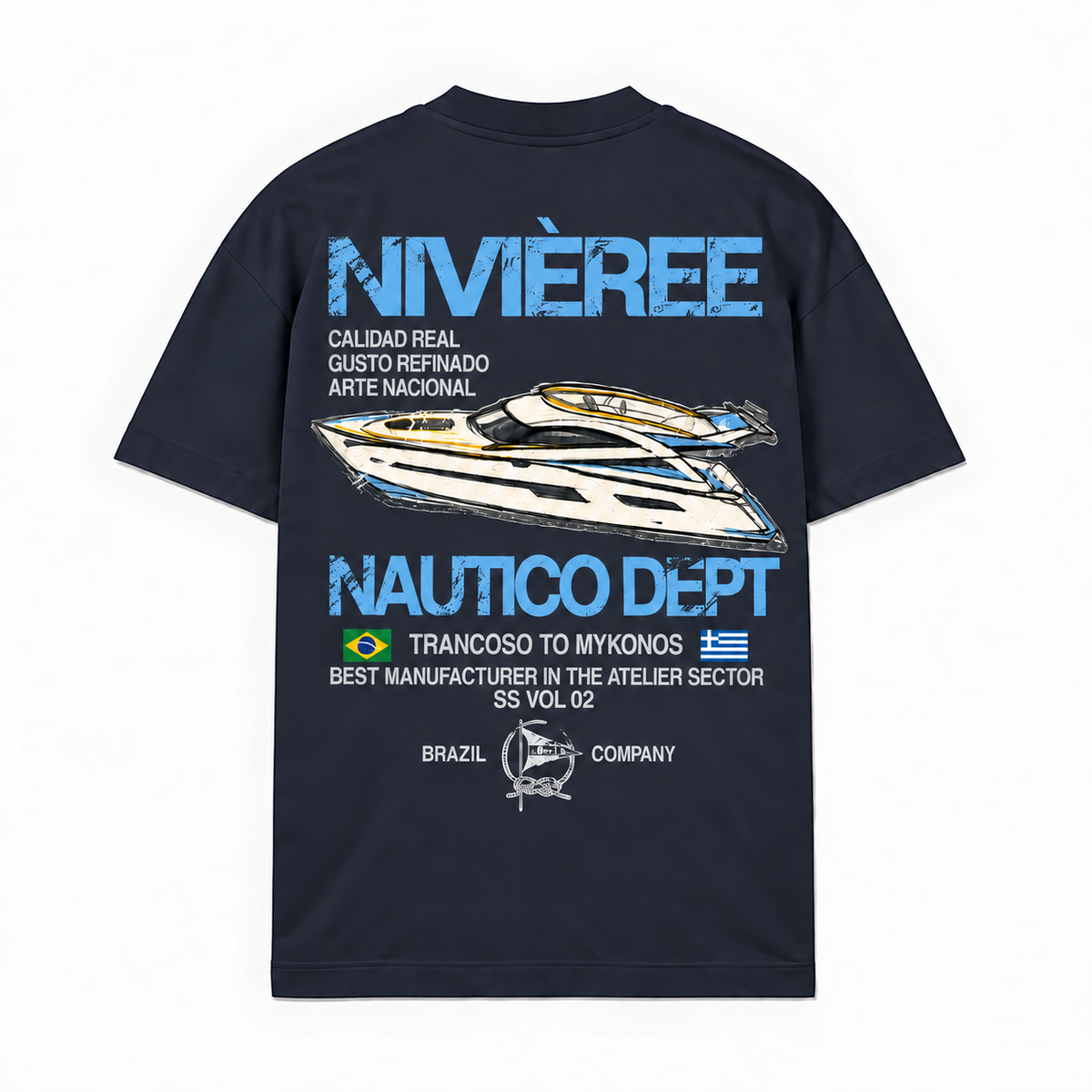 NAUTICO DEPT — Azul Marinho — costas