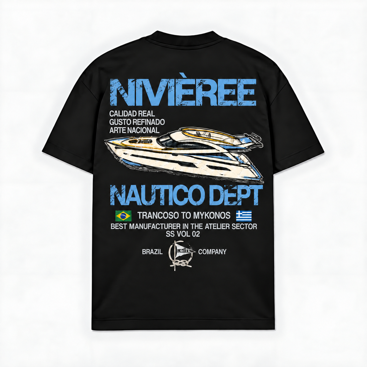 NAUTICO DEPT — Preto — costas