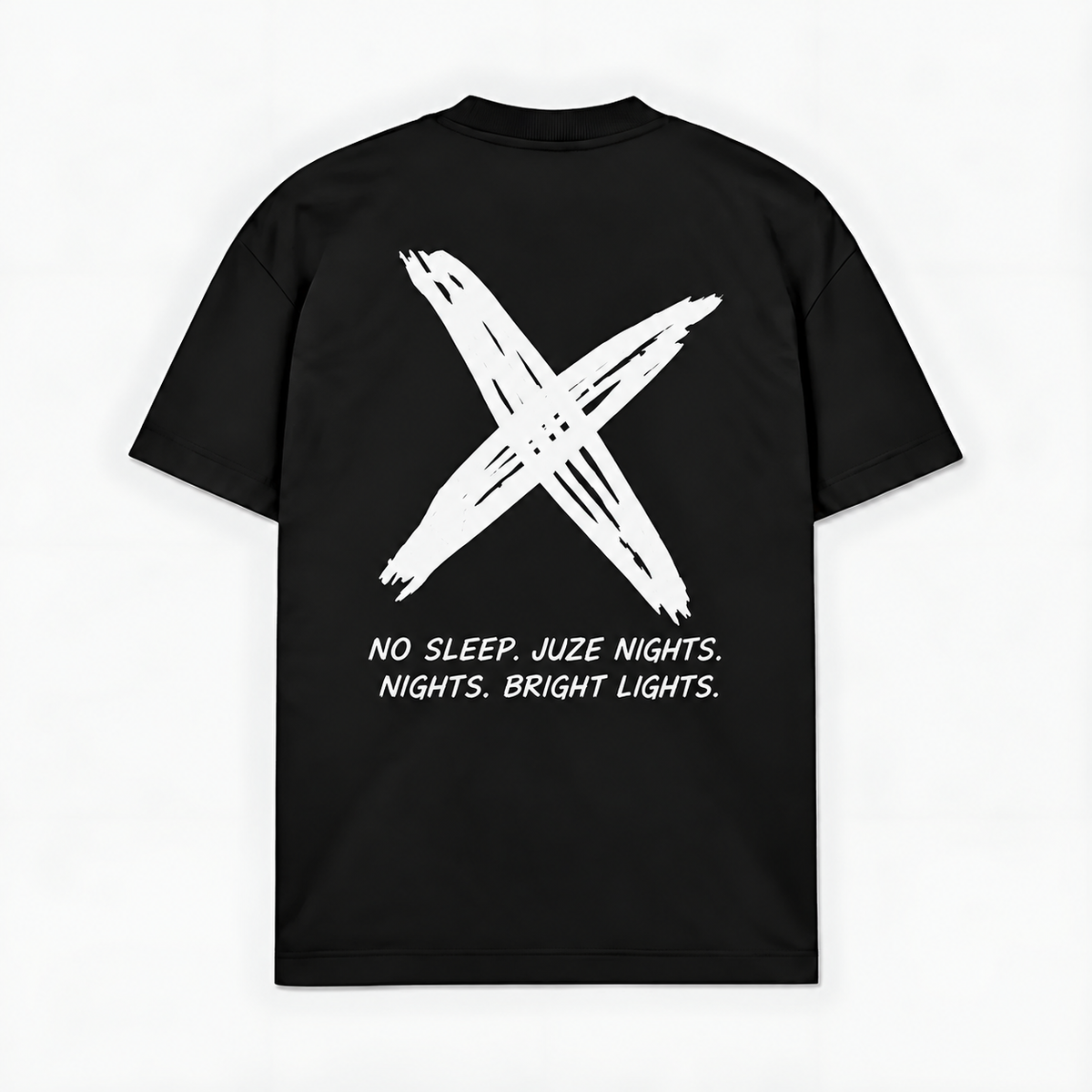 NO SLEEP NIGHTS — Preto — costas