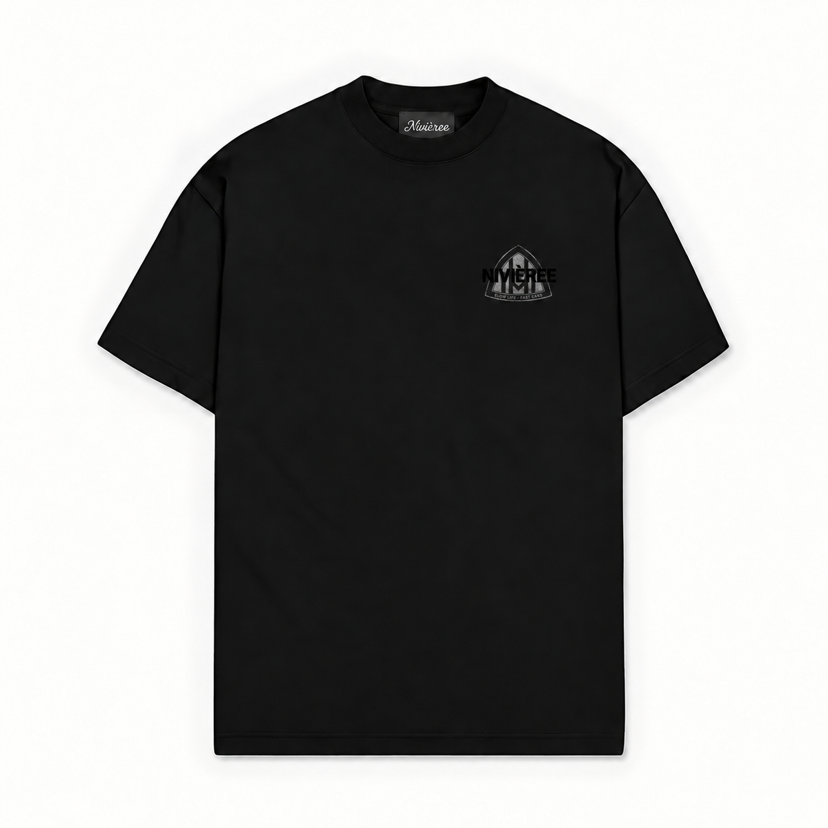 SLOW LIFE BLACK — Preto — frente