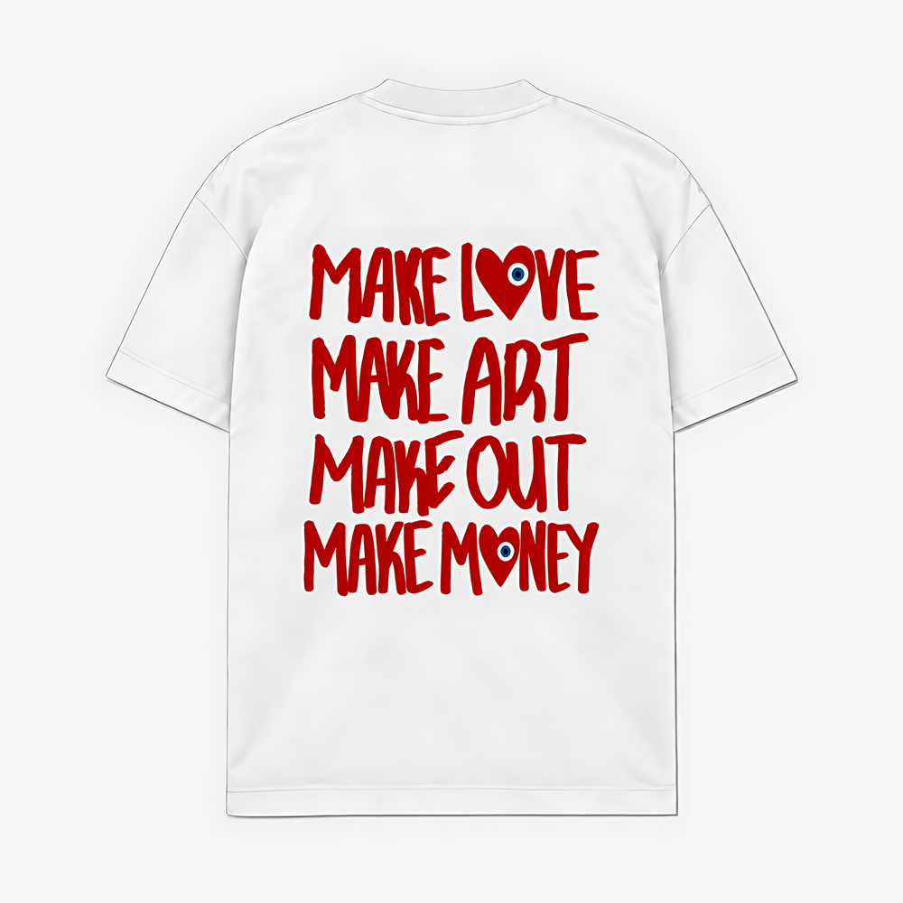 LOVE, ART, MONEY & OUT