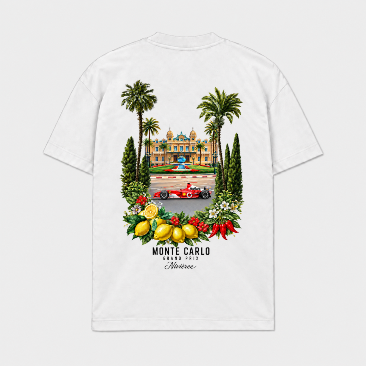MONTE CARLO GRAND PIX - Branco - costas