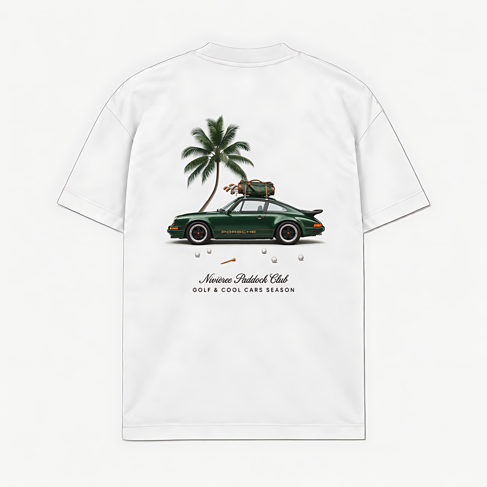 GOLF AND COOL CAR - Branco - costas