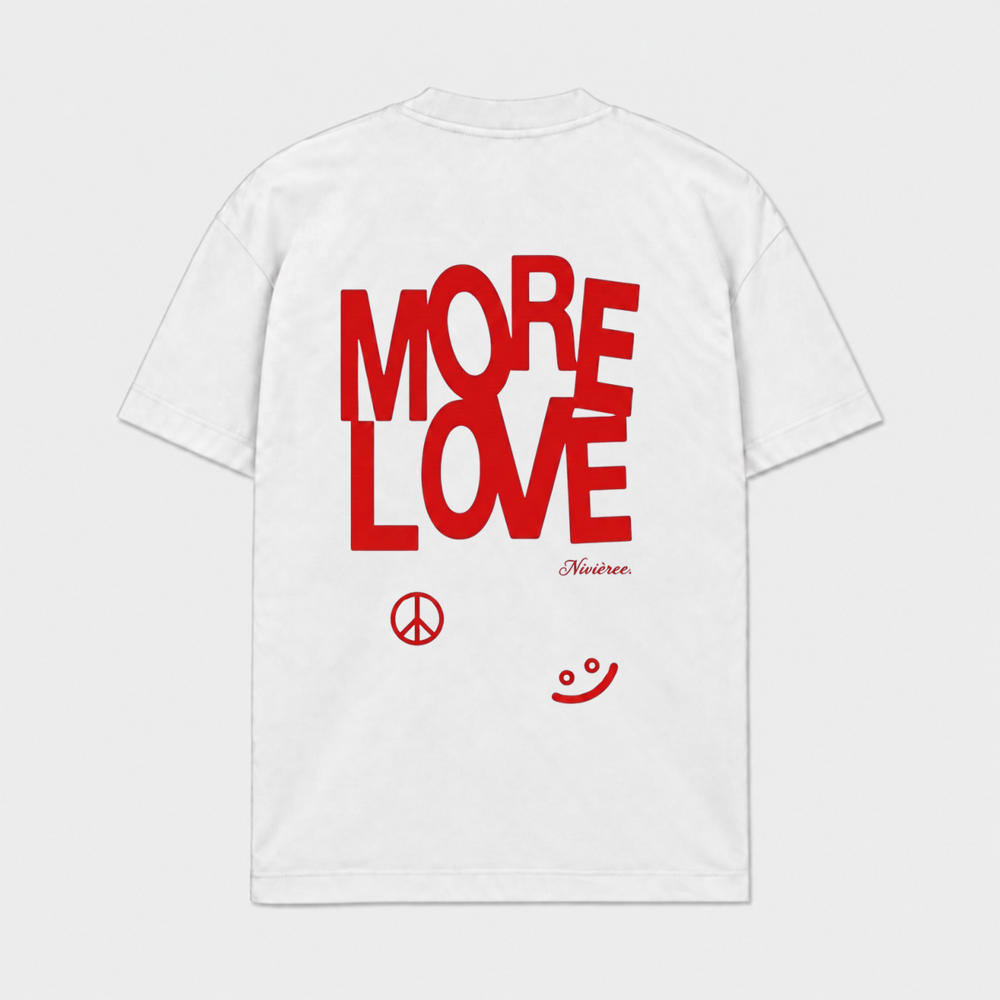 MORE LOVE - Branco - costas