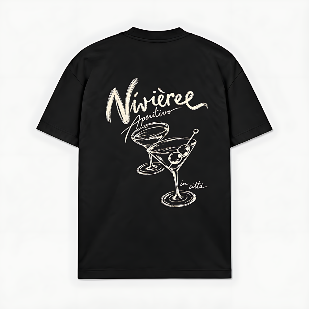 NIVIÈREE APERITIVO - Preto - costas
