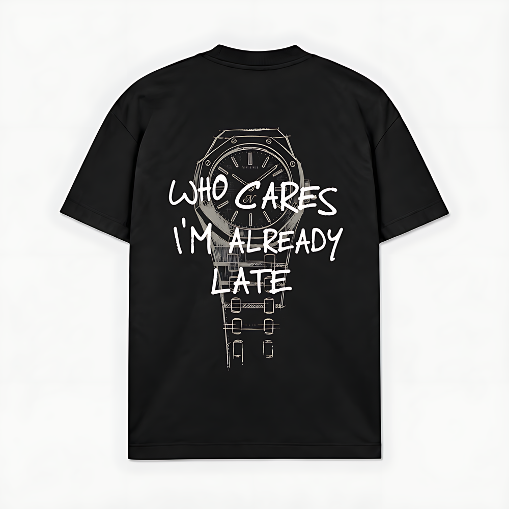 WHO CARES - Preto - costas