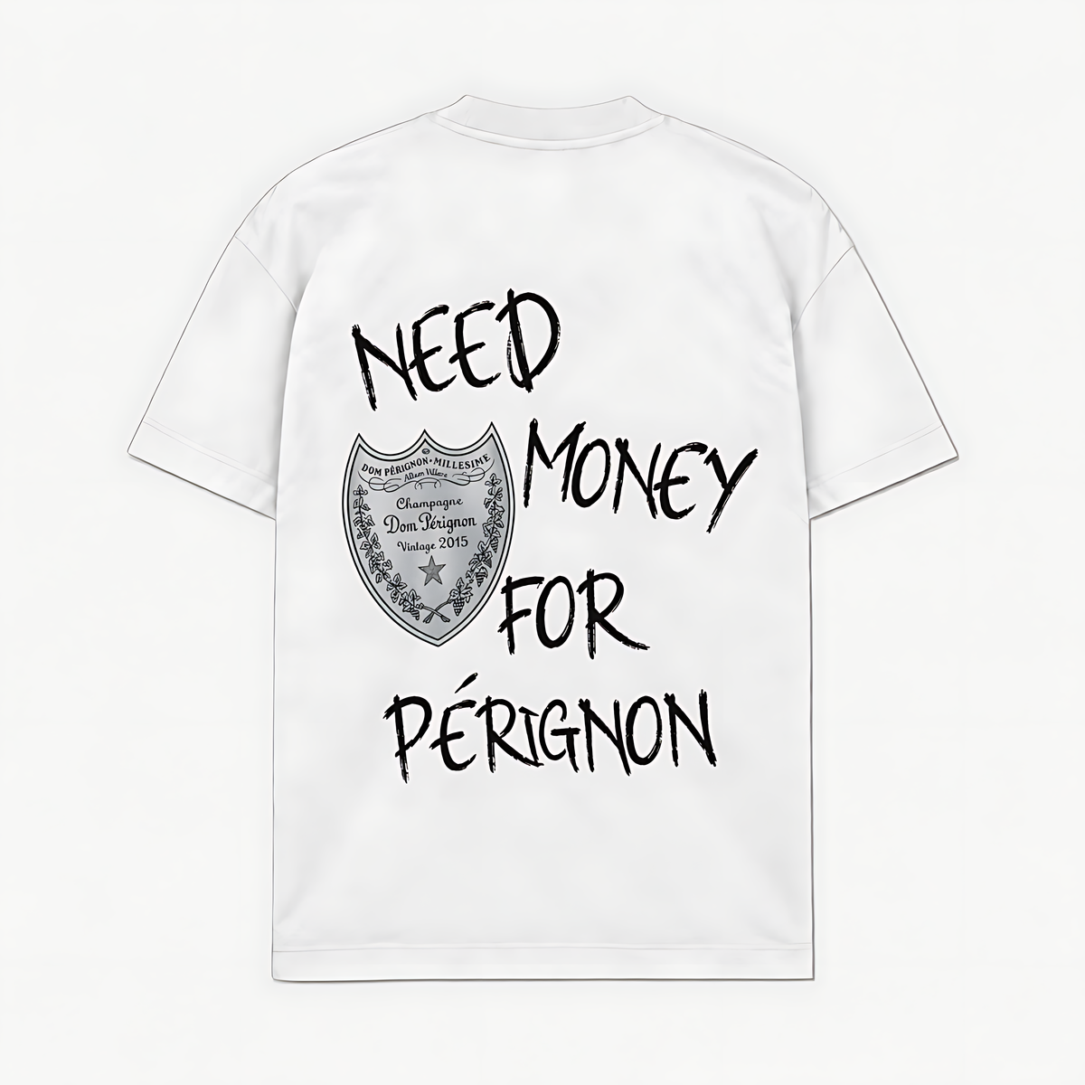 NEED MONEY FOR PERI (PRATA) - Branco - costas