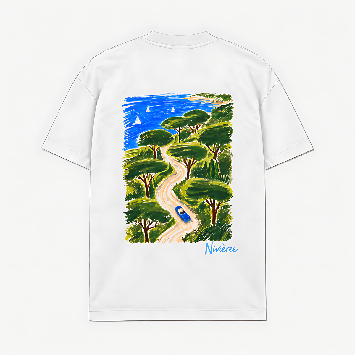 COASTAL DRIVE - Branco - costas