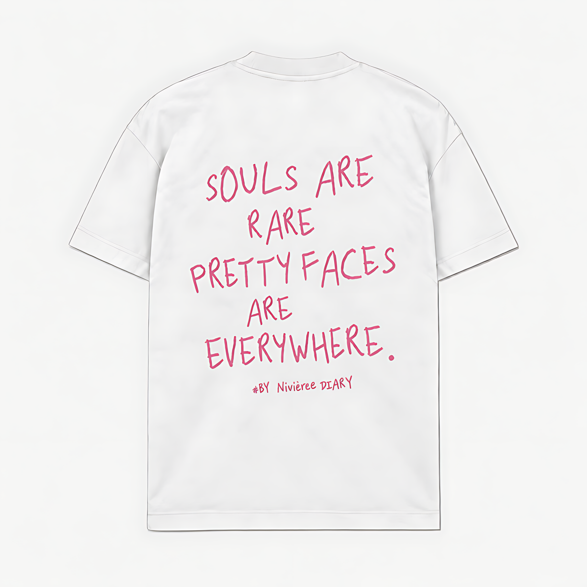SOULS ARE RARE - Branco - costas