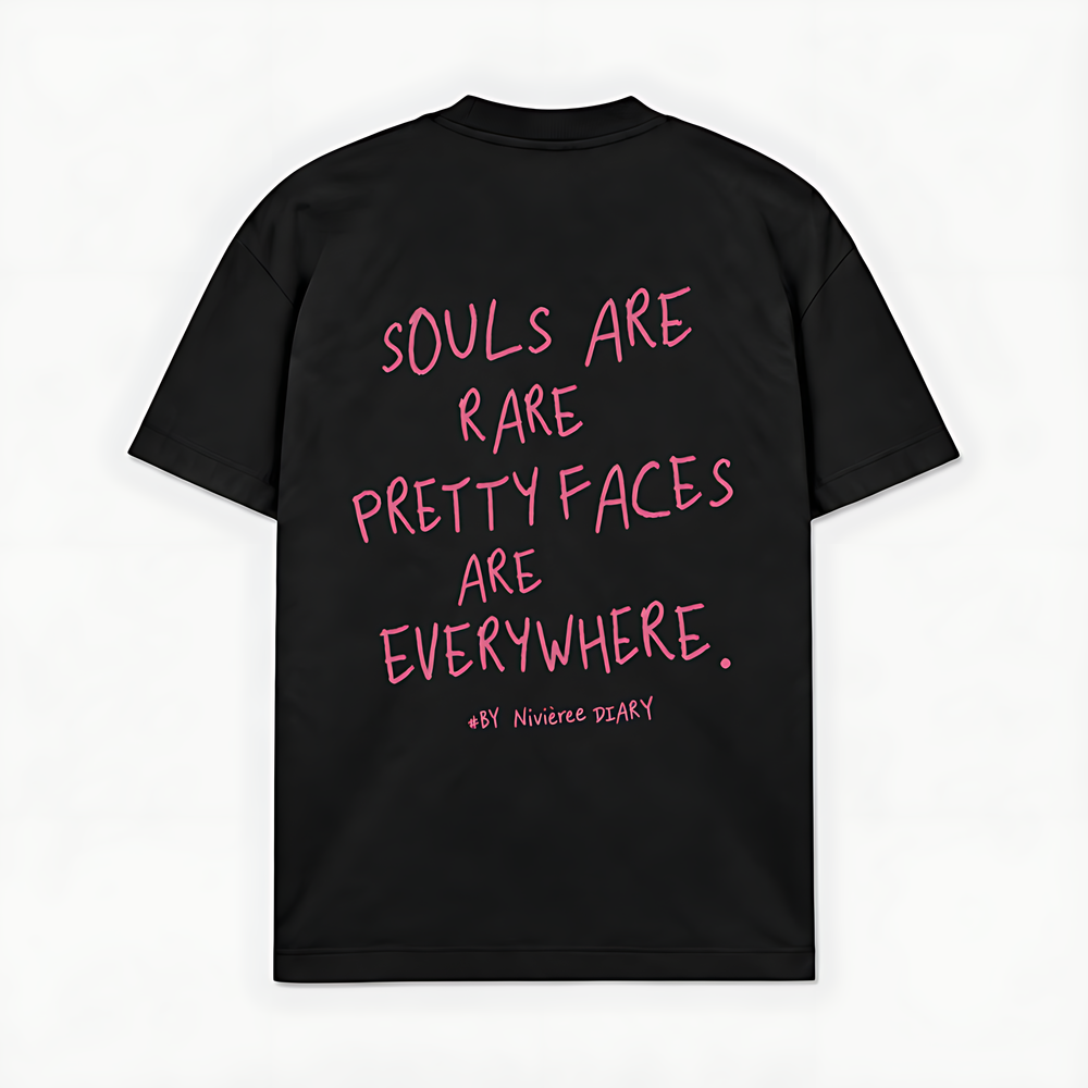 SOULS ARE RARE - Preto - costas