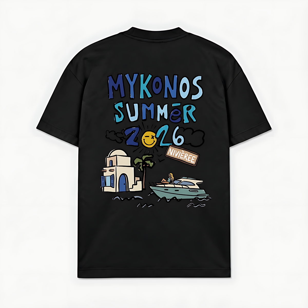 MYKONOS SUMMER - Preto - costas