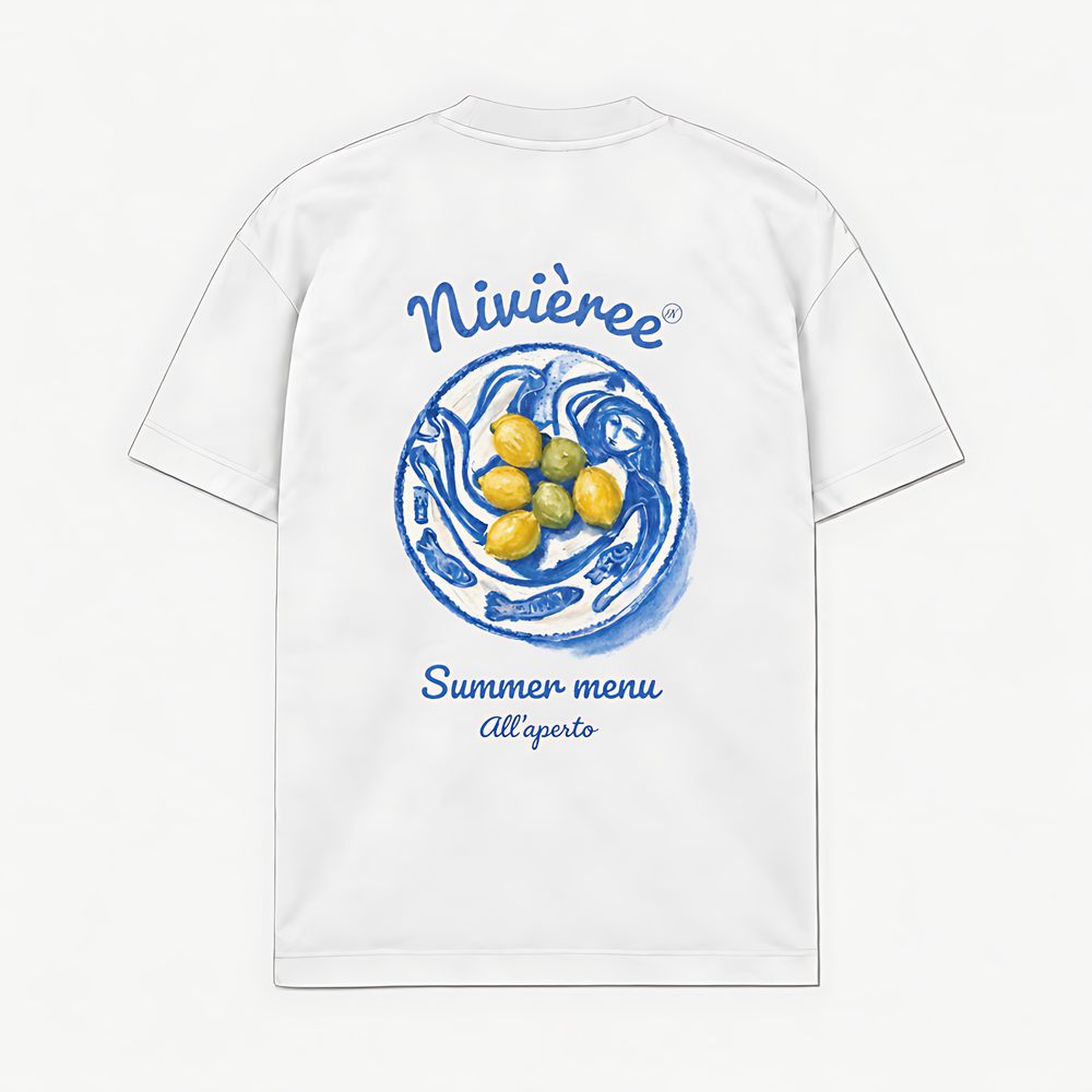 SUMMER MENU - Branco - costas