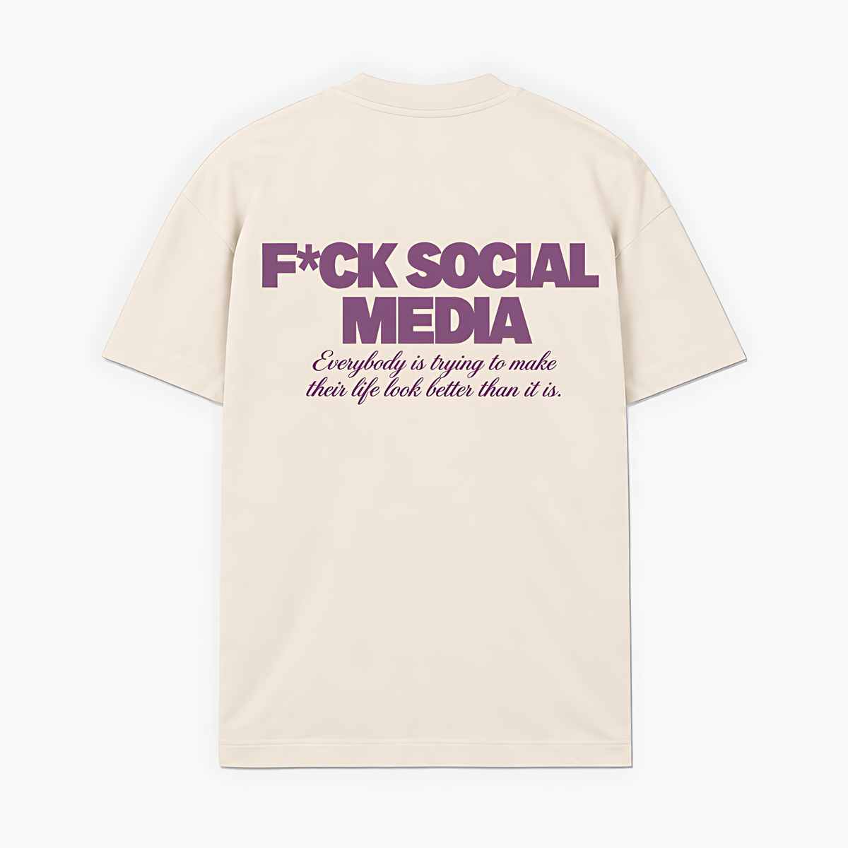FUCK SOCIAL MEDIA - Off-white - costas