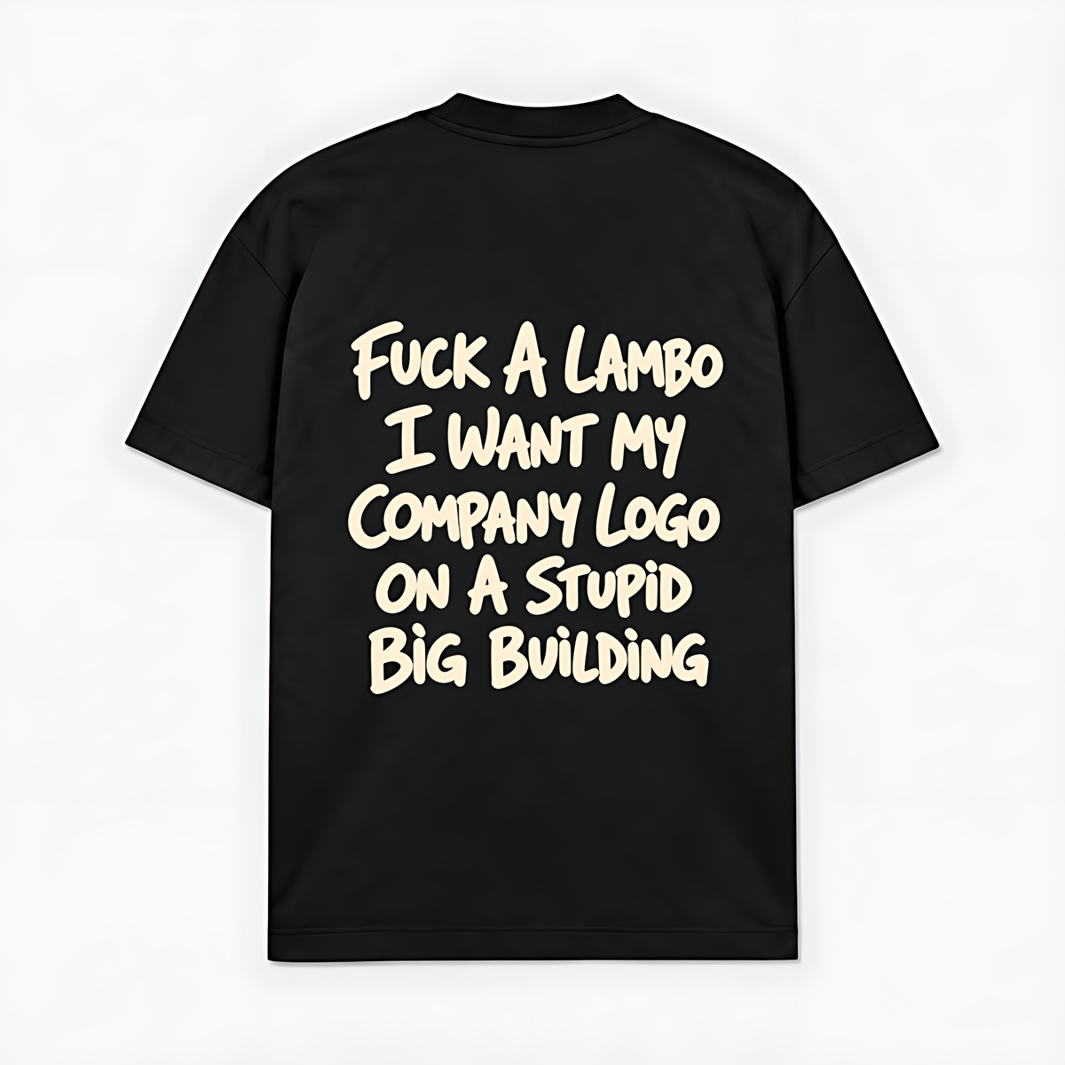 FUCK LAMBO - Preto - costas