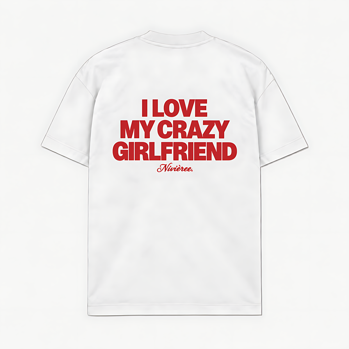 CRAZY GIRLFRIEND - Branco - costas