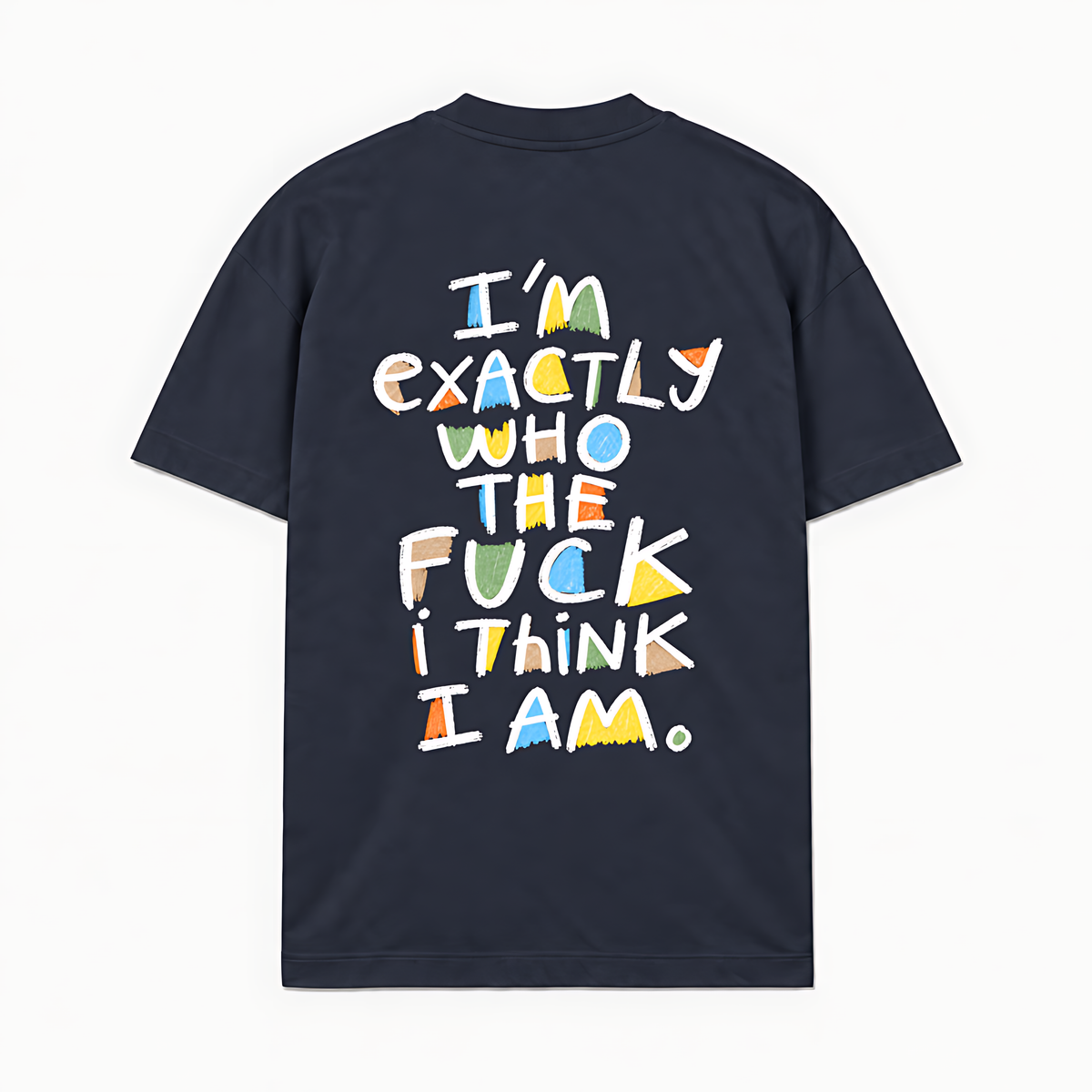 I AM EXACTLY - Azul-marinho - costas