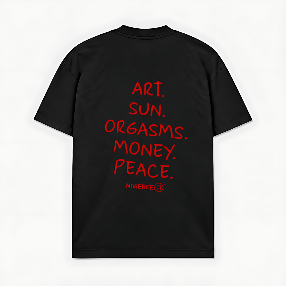 ART, SUN ORGAMS - Preto - costas